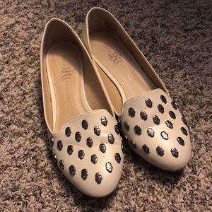 Cream colored flats